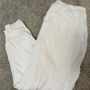 Aerie White Joggers